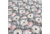 Tea rose on a gray background