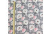 Tea rose on a gray background