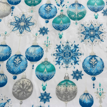 Blue Christmas tree decorations