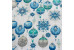Blue Christmas tree decorations