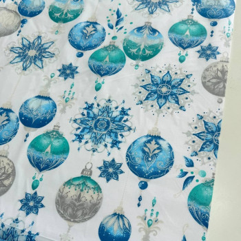 Blue Christmas tree decorations