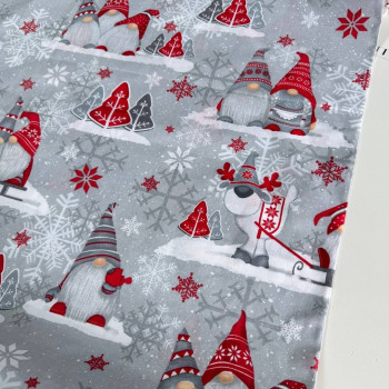 Lilac New Year's gnomes red