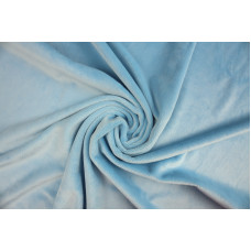 Плюш Sky blue гладкий