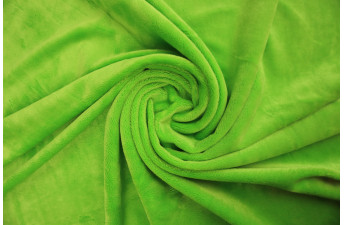 80*100 см Плюш Jasmine Green гладкий