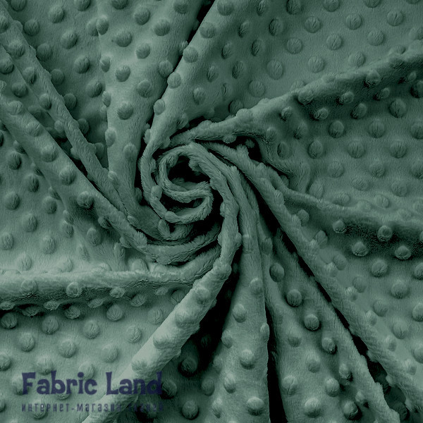 80*100 см Плюш  Jadeite Евкаліптовий в пупиришку