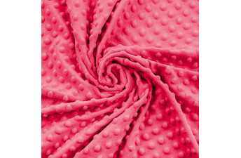 80*100 см Плюш WB Pink яскраво рожевий в пупиришку