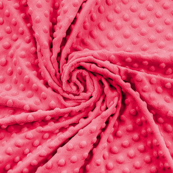 80*100 см Плюш WB Pink яскраво рожевий в пупиришку