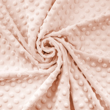 Плюш Soft Pink ніжно-персиковий в пупиришки