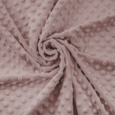Плюш  Sepia Rose пудровый в пупырышки
