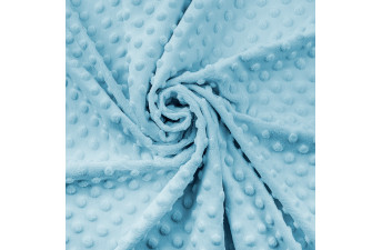 Плюш  Sky blue в пупырышки