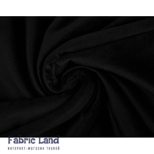 Вельвет черный black